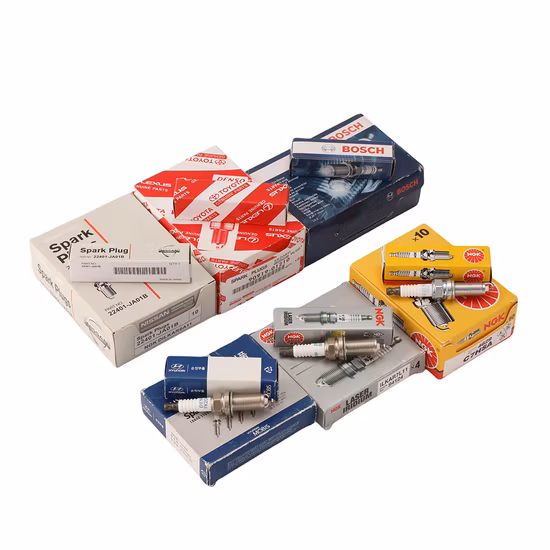 Cowtotal Factory Auto Resistor Iridium Platinum Bujias Zündkerzen für Denso Toyota Hyundai für Mazda Ford Renault Peugeot Nissan